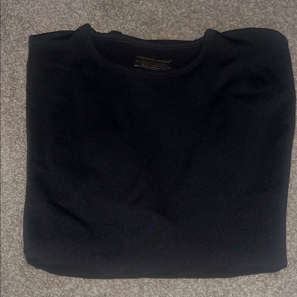 Thermajohn Black Womens Thermal Like New